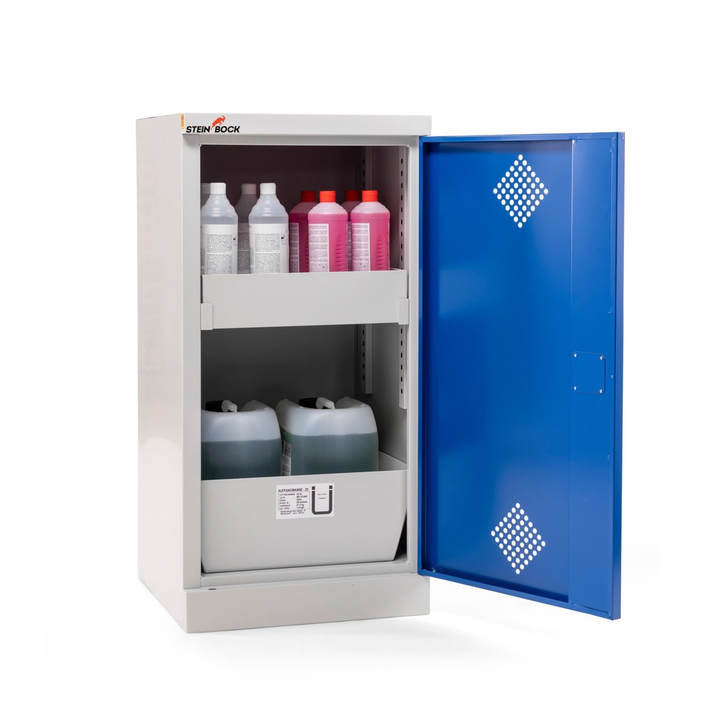 Numéro de l'image du produit 4: Steinbock® Armoire à produits chimiques et toxiques, 2 cuves, HxlxP 1 000 x 500 x 500 mm