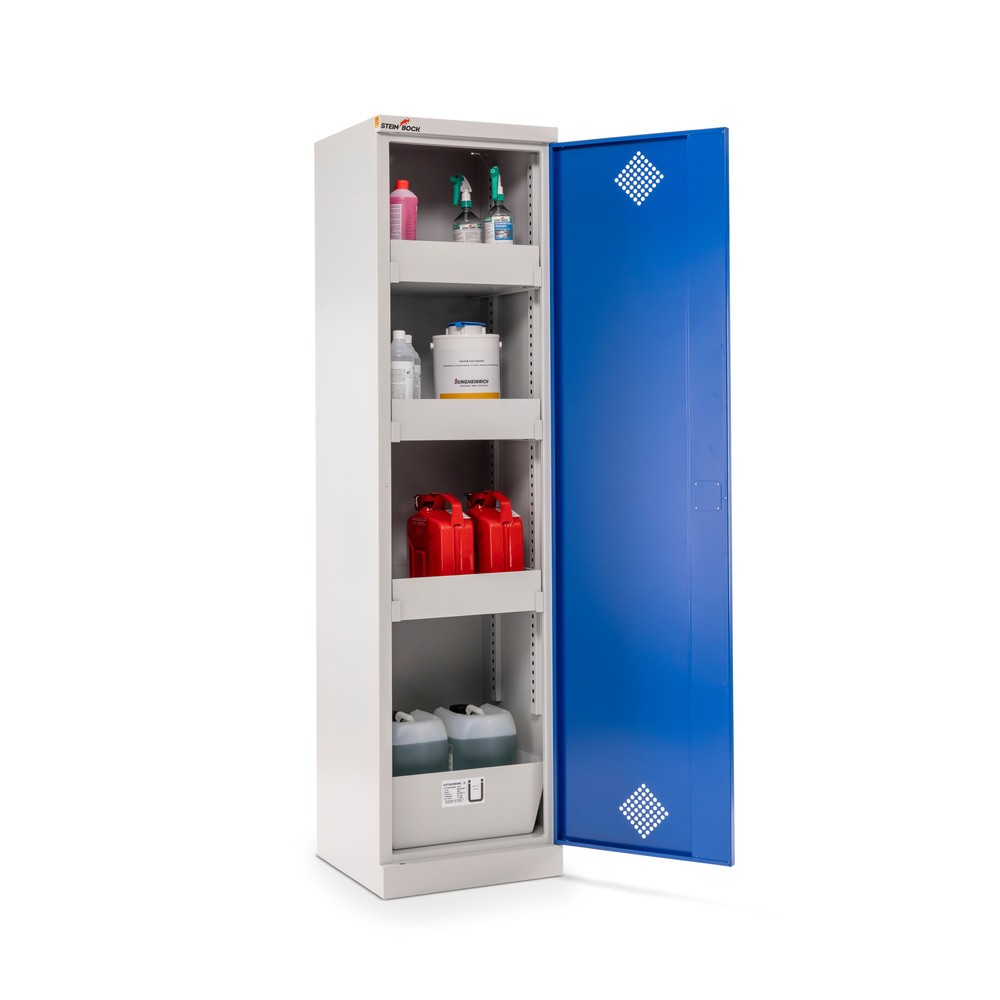 Numéro de l'image du produit 6: Steinbock® Armoire à produits chimiques et toxiques, 4 cuves, HxlxP 1 950 x 500 x 500 mm