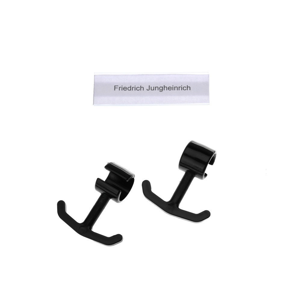 Numéro de l'image du produit 8: Casier double Steinbock®, sur pied, 2 compartiments, paroi de séparation centrale, fermeture à pêne tournant, H x L x P 1 800 x 800 x 500 mm, gris clair / gris anthracite