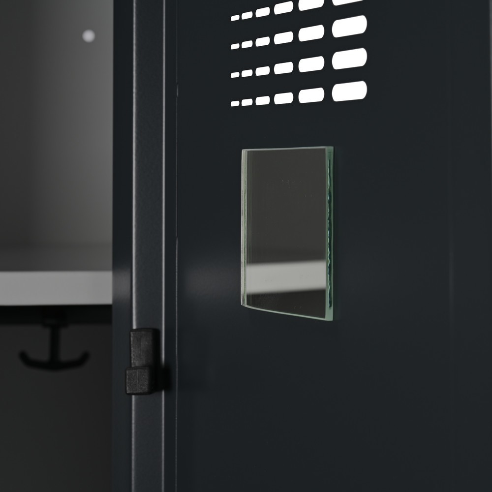 Numéro de l'image du produit 2: Casier au sol Steinbock®, 3 compartiments, serrure à cylindre, HxlxP 1 800 x 900 x 500 mm, gris clair / gris anthracite