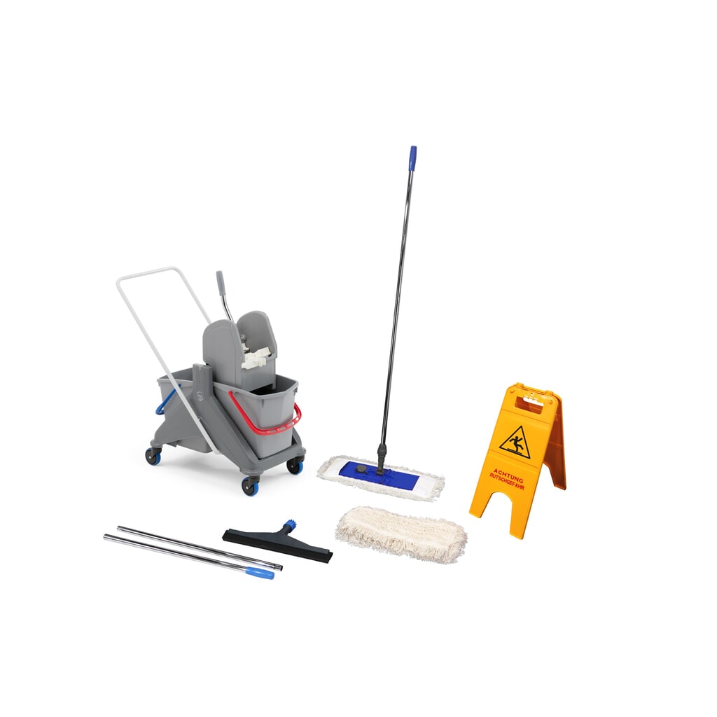Steinbock® Chariot de nettoyage DoubleClean Pro, nettoyage des sols Illustration du produit: Steinbock® Chariot de nettoyage DoubleClean Pro, nettoyage des sols
