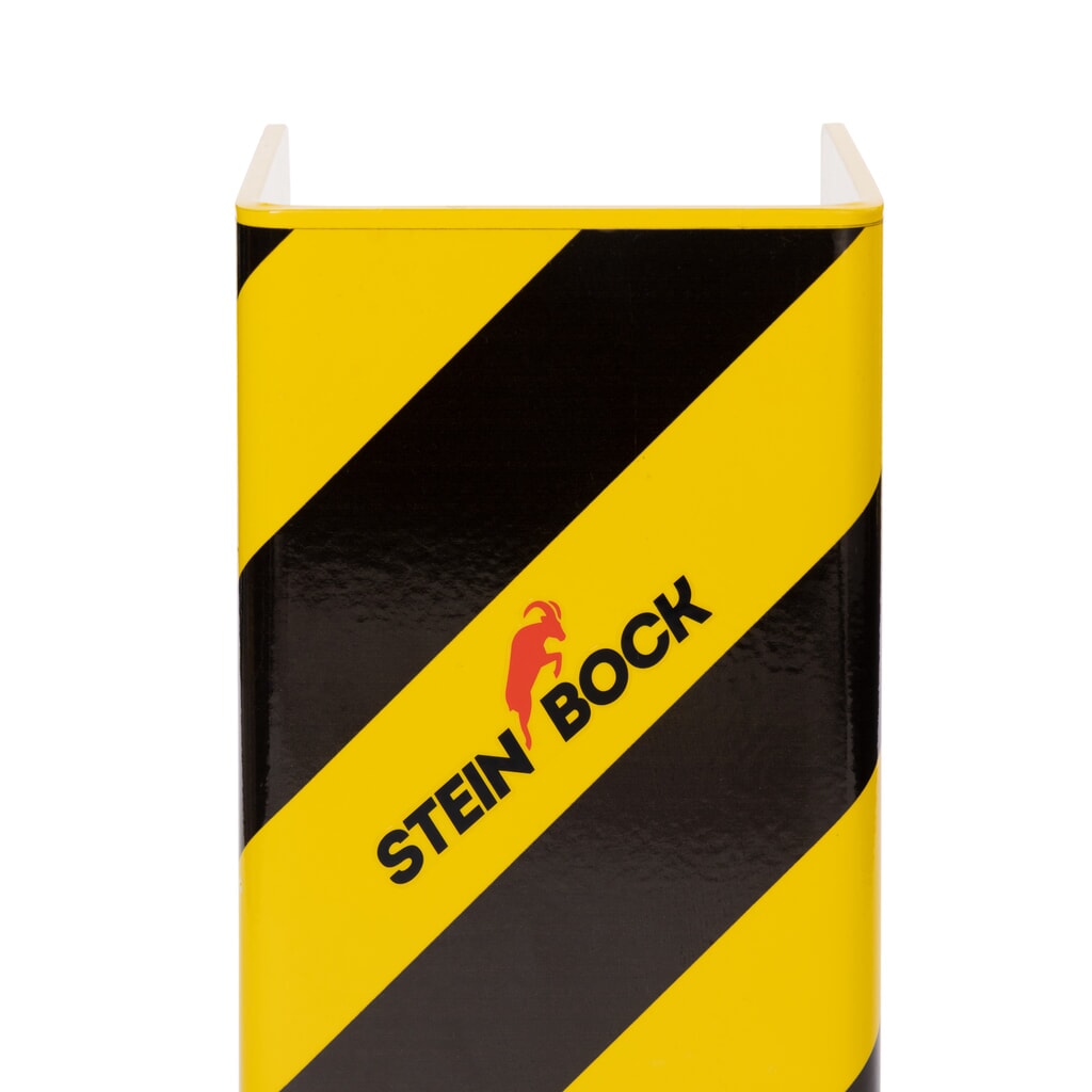 N° de l'image du produit 3 : Coin de protection en acier Steinbock® SAW-1, profilé en U, épaisseur 6 mm, 1 200 mm