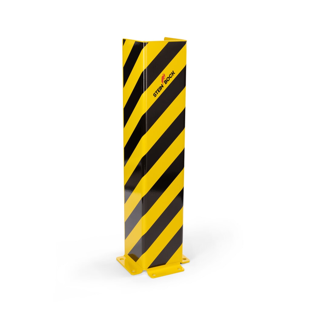 N° de l'image du produit 7 : Coin de protection en acier Steinbock® SAW-1, profilé en U, épaisseur 6 mm, hauteur 800 mm