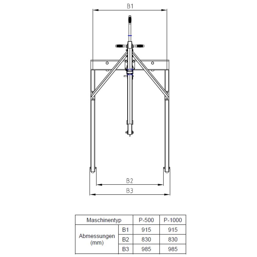 Numéro de l'image du produit 15: Steinbock® Grue parallèle, pompe bidirectionnelle, capacité de charge 1 000 kg