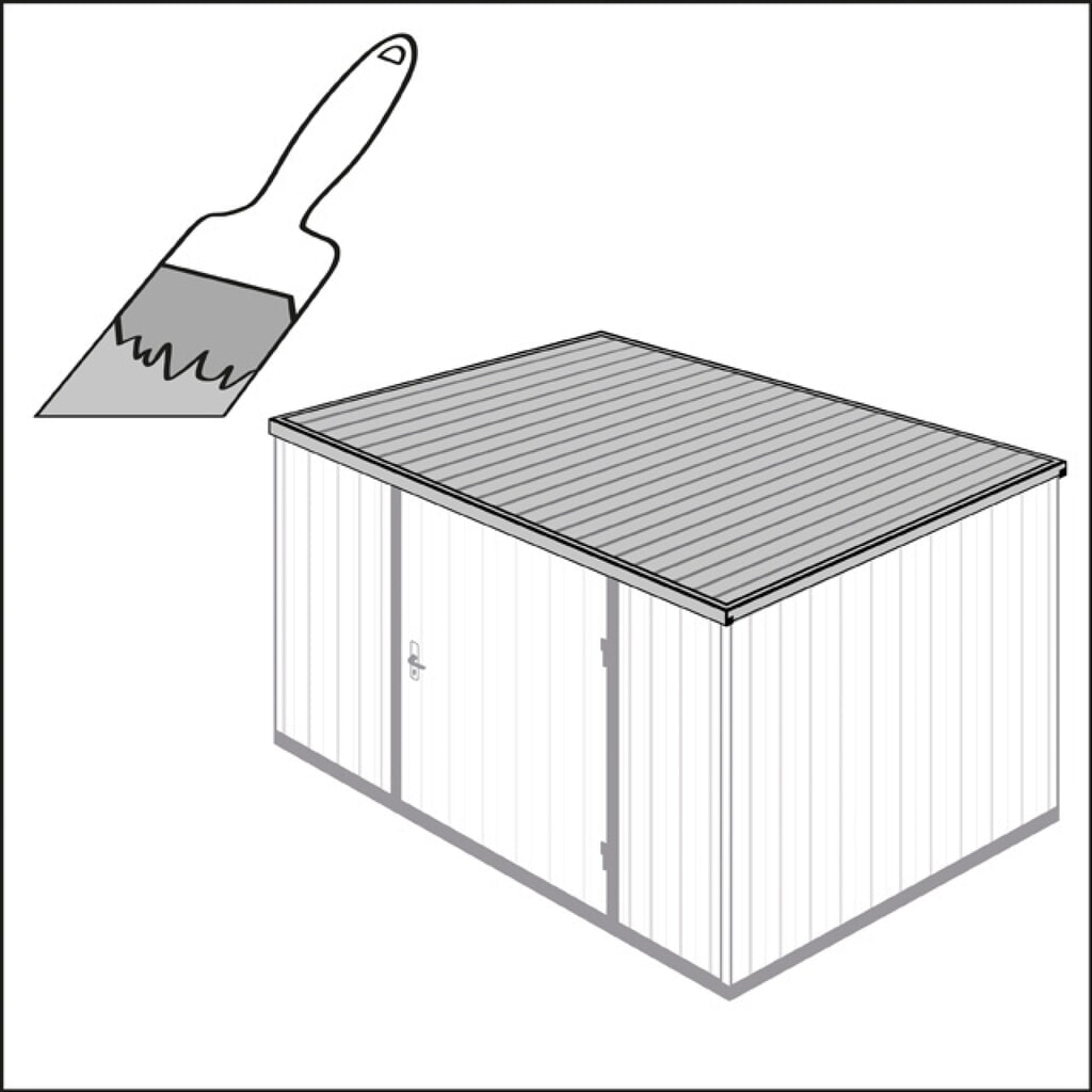 Illustration du produit: Supplément de prix pour peinture de la surface du toit pour MC, MCI, ST, STI, RB, MB et GM 1 m