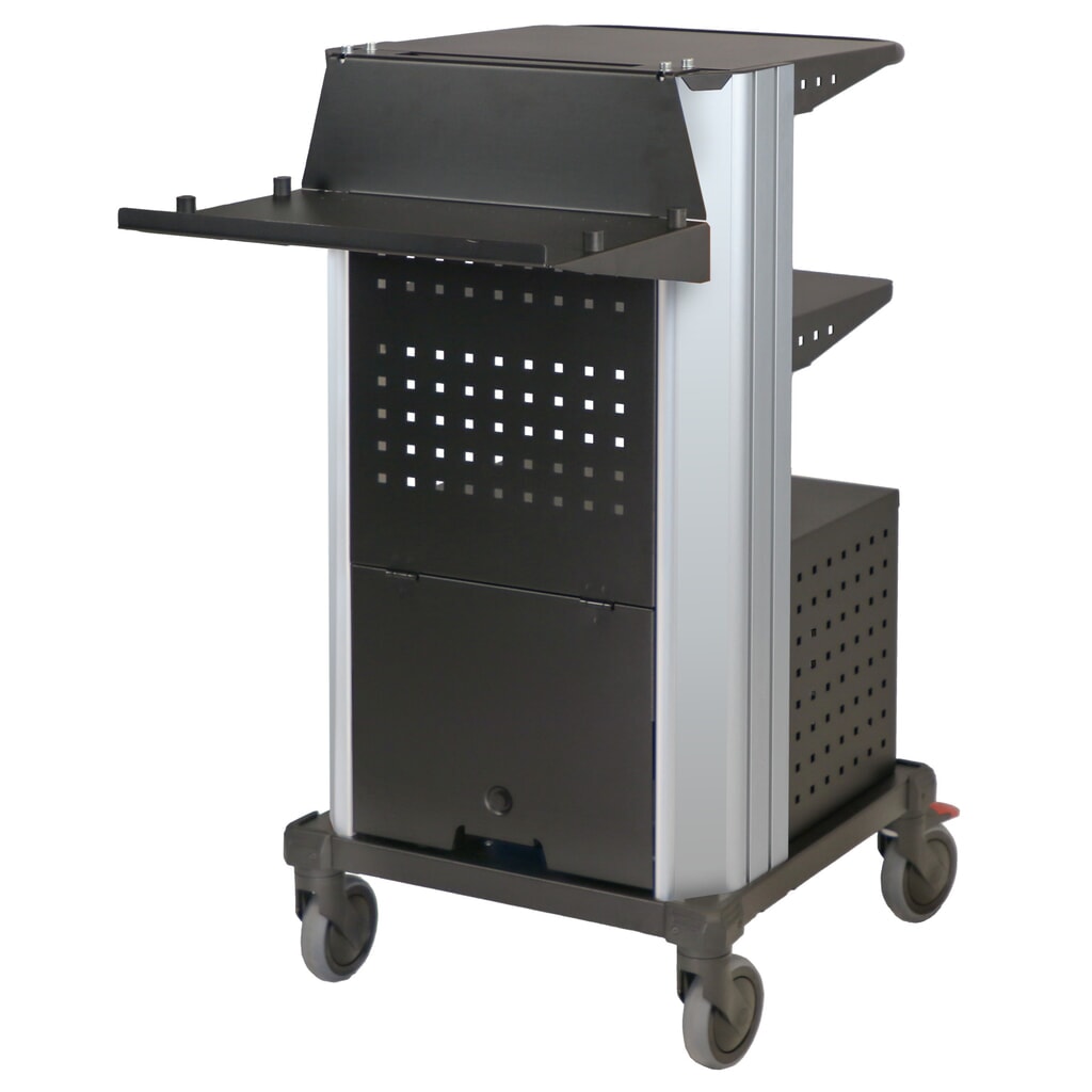 Support d’imprimante pour poste de travail mobile WMD Jungheinrich, face arrière 520 x 315 mm N° de l'image du produit 2 : Support d’imprimante pour poste de travail mobile WMD Jungheinrich, face arrière 520 x 315 mm