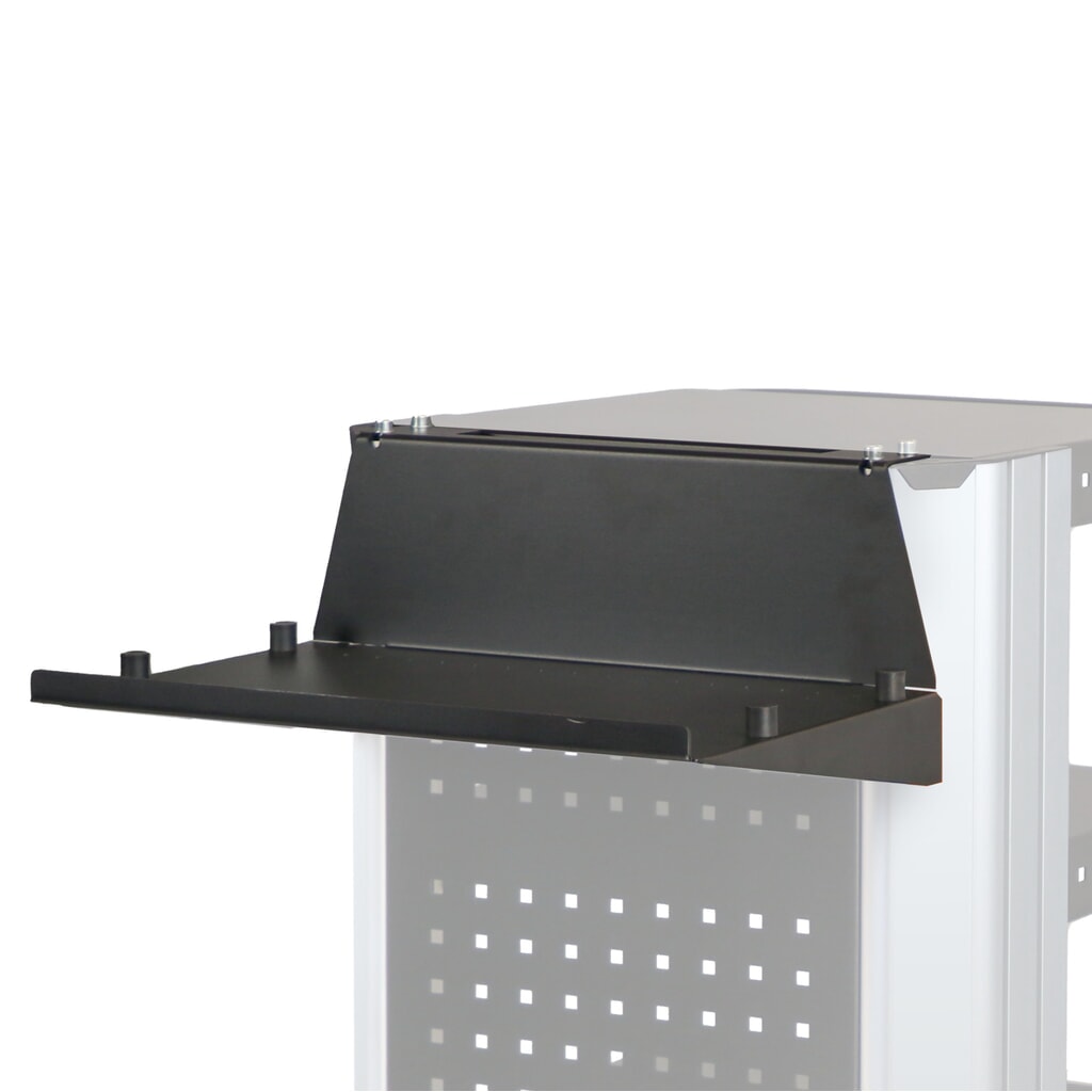 Illustration du produit: Support d’imprimante pour poste de travail mobile WMD Jungheinrich, face arrière 520 x 315 mm