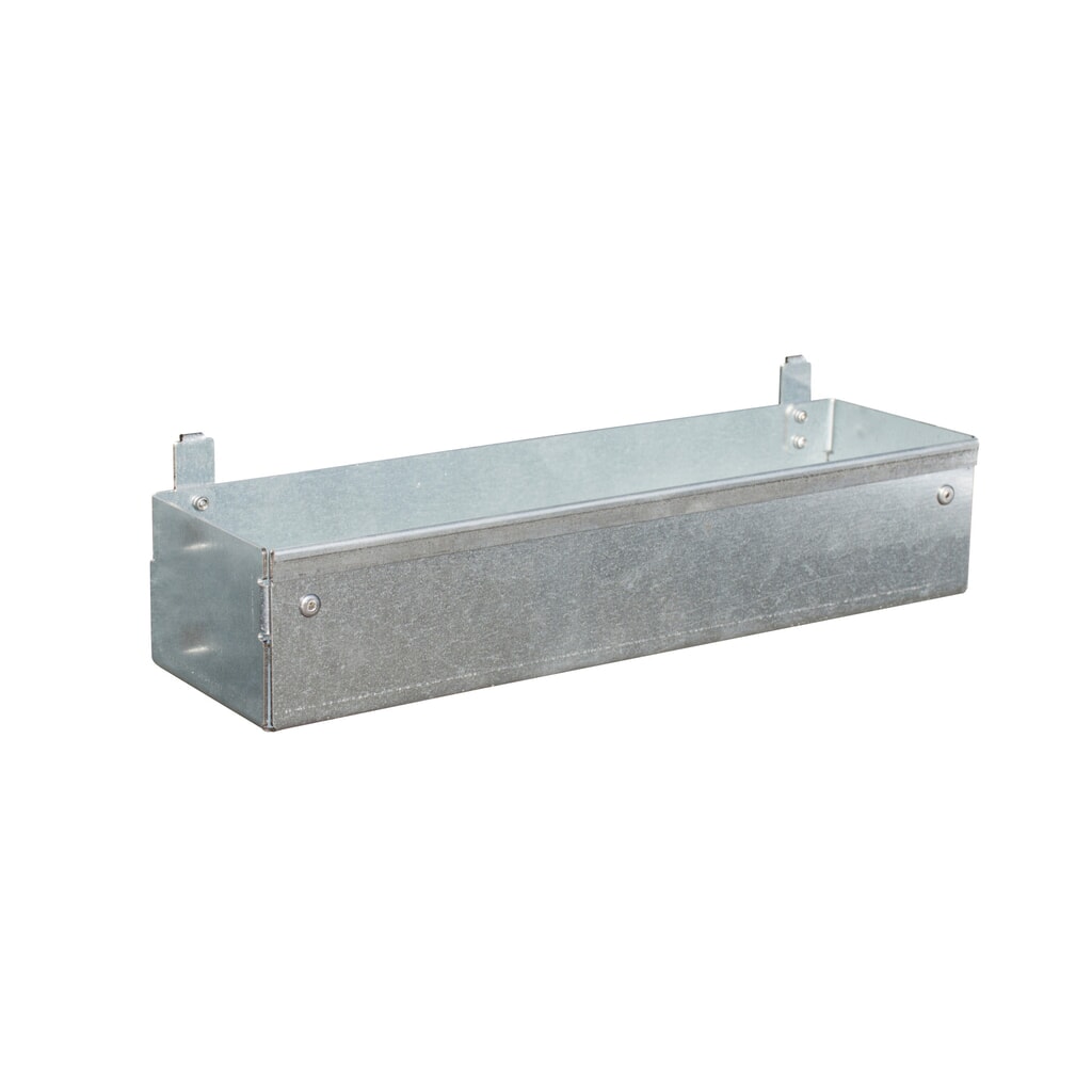 Support d’outil pour bac de rétention avec panneau perforé, galvanisé à chaud Illustration du produit: Support d’outil pour bac de rétention avec panneau perforé, galvanisé à chaud