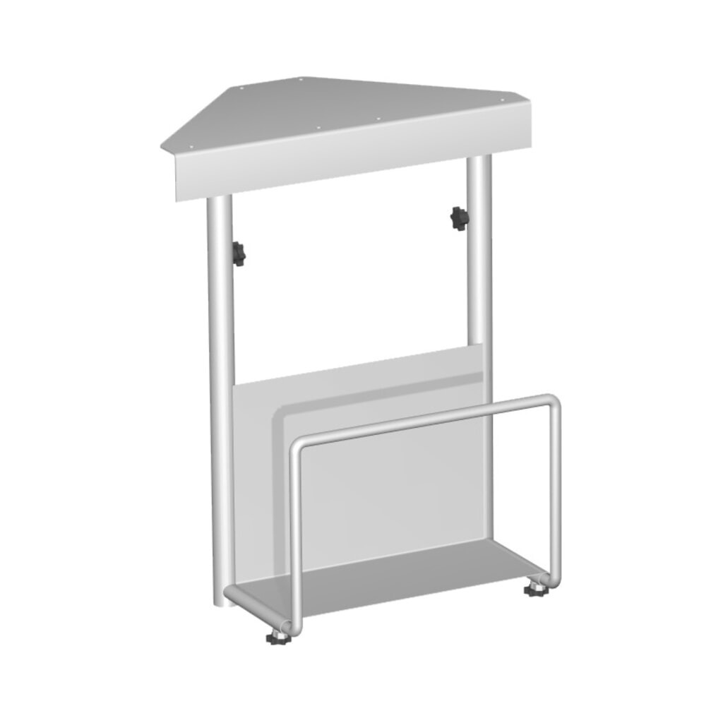 Support d’unité centrale pour la gamme de meubles de bureau Profi, l x P 125-225 x 380 mm Illustration du produit: Support d’unité centrale pour la gamme de meubles de bureau Profi, l x P 125-225 x 380 mm