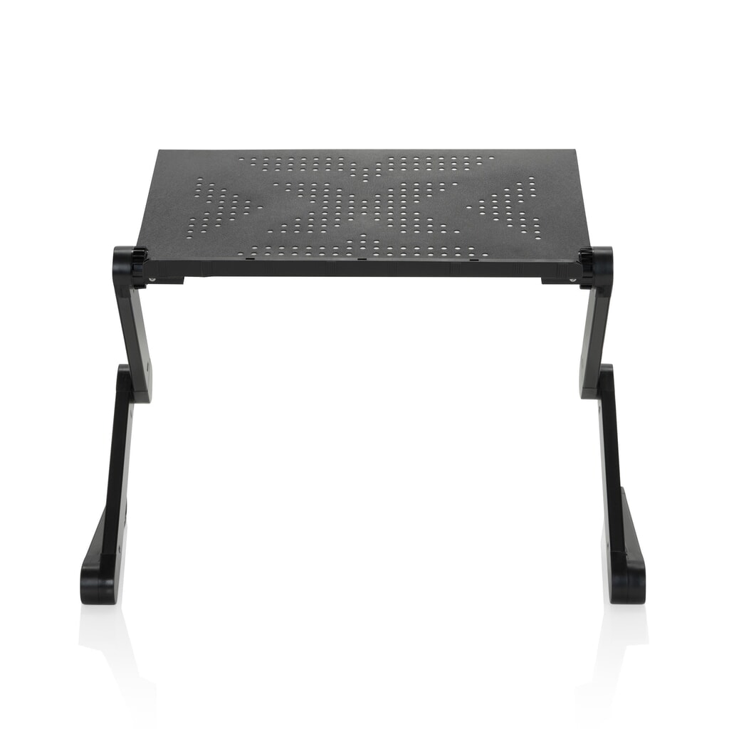 Illustration du produit: Support de bureau assis/debout hjh OFFICE VM-SA II rabattable aluminium, noir