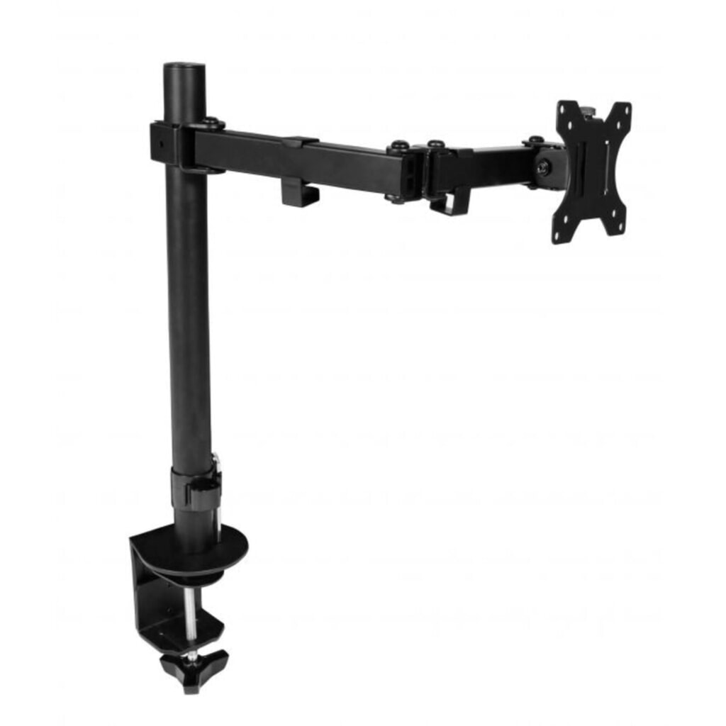 N° de l'image du produit 1 : Support de moniteur pour 1 moniteur, avec fonction d'inclinaison et de rotation, noir