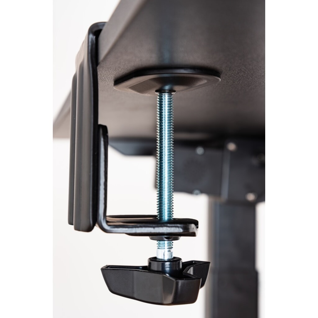 Support de moniteur pour 1 moniteur, avec fonction d'inclinaison et de rotation, noir N° de l'image du produit 3 : Support de moniteur pour 1 moniteur, avec fonction d'inclinaison et de rotation, noir