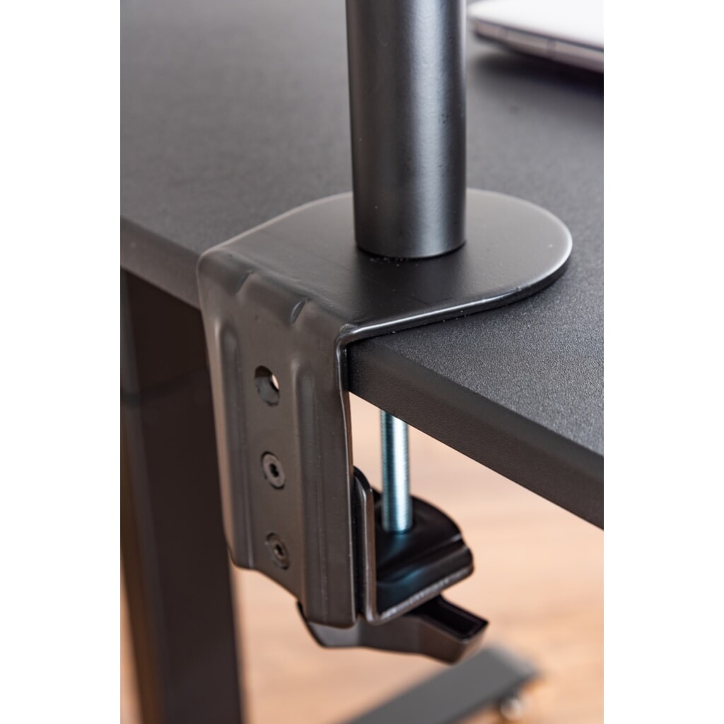 N° de l'image du produit 4 : Support de moniteur pour 1 moniteur, avec fonction d'inclinaison et de rotation, noir