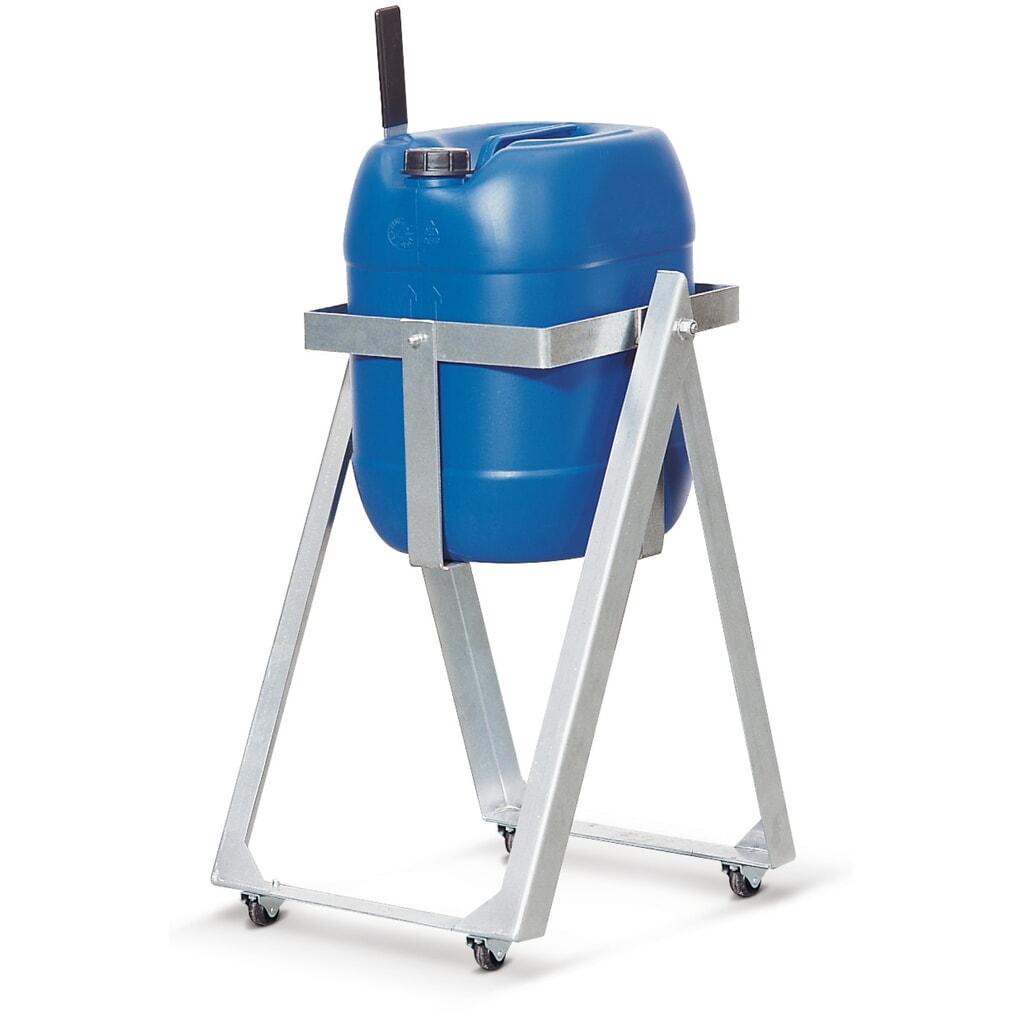 Denios Rayonnage à matières dangereuses, support de soutirage pour fût de 20 à 30 litres Illustration du produit: Denios Rayonnage à matières dangereuses, support de soutirage pour fût de 20 à 30 litres