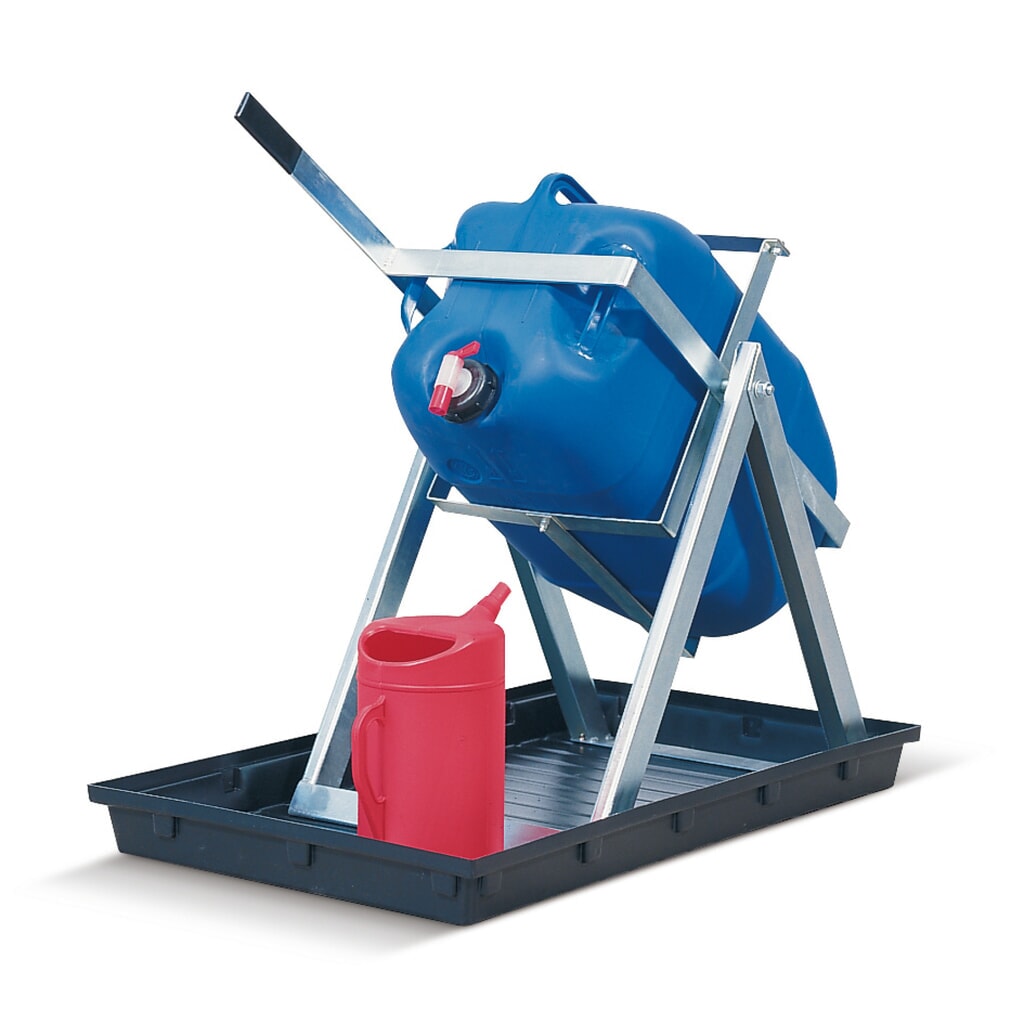 Support de soutirage AB60-V, pour 1x bonbonne en plastique de 60 litres Illustration du produit: Support de soutirage AB60-V, pour 1x bonbonne en plastique de 60 litres