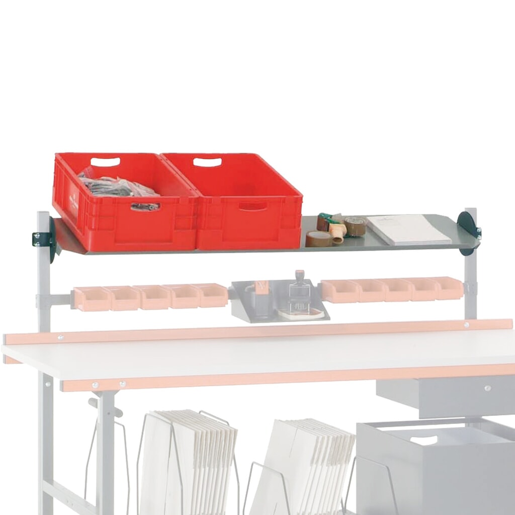 Tablette inclinée pour table d’emballage Rocholz, inclinable, l x P 1 630 x 450 mm Illustration du produit: Tablette inclinée pour table d’emballage Rocholz, inclinable, l x P 1 630 x 450 mm