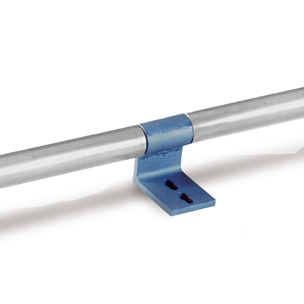 Support intermédiaire pour rail en tube rond KRAUSE®, aluminium Illustration du produit: Support intermédiaire pour rail en tube rond KRAUSE®, aluminium