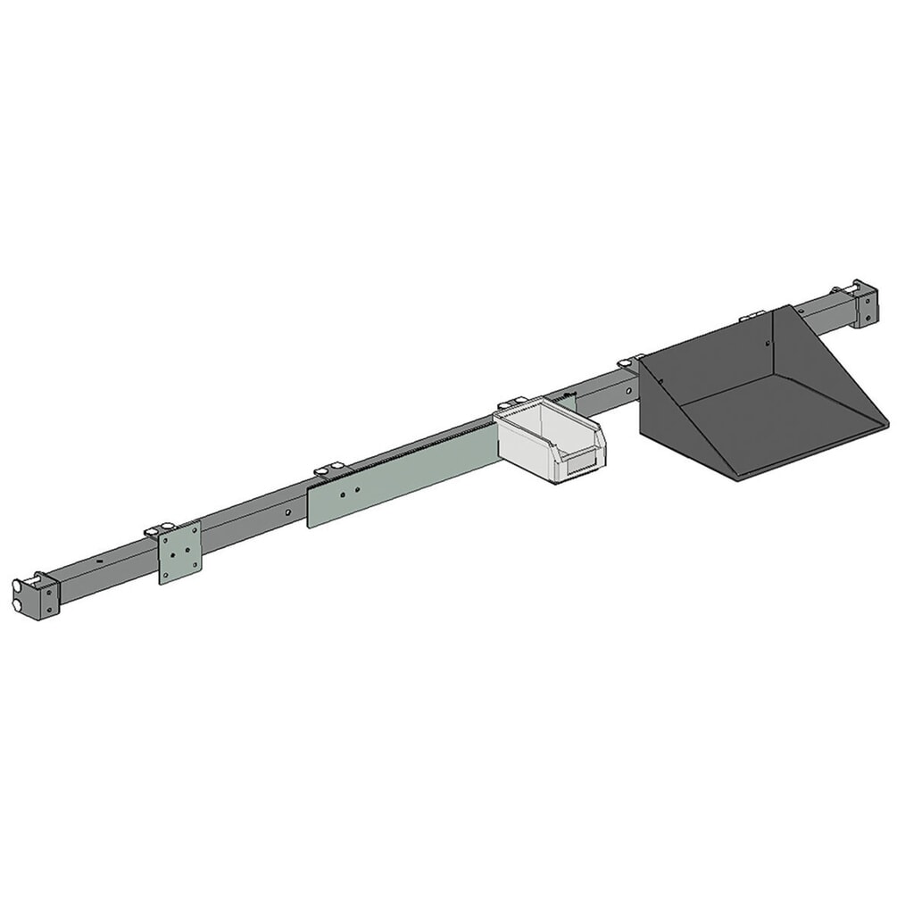 Support multifonction pour table d’emballage Rocholz, H x l x P 40 x 1 640 x 40 mm N° de l'image du produit 3 : Support multifonction pour table d’emballage Rocholz, H x l x P 40 x 1 640 x 40 mm