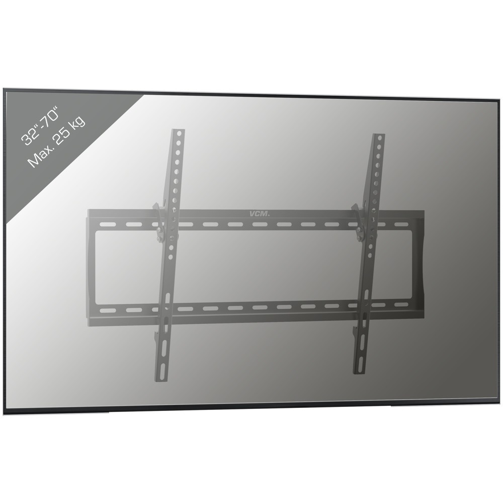 N° de l'image du produit 3 : Support mural B-FN 600 inclinable, noir
