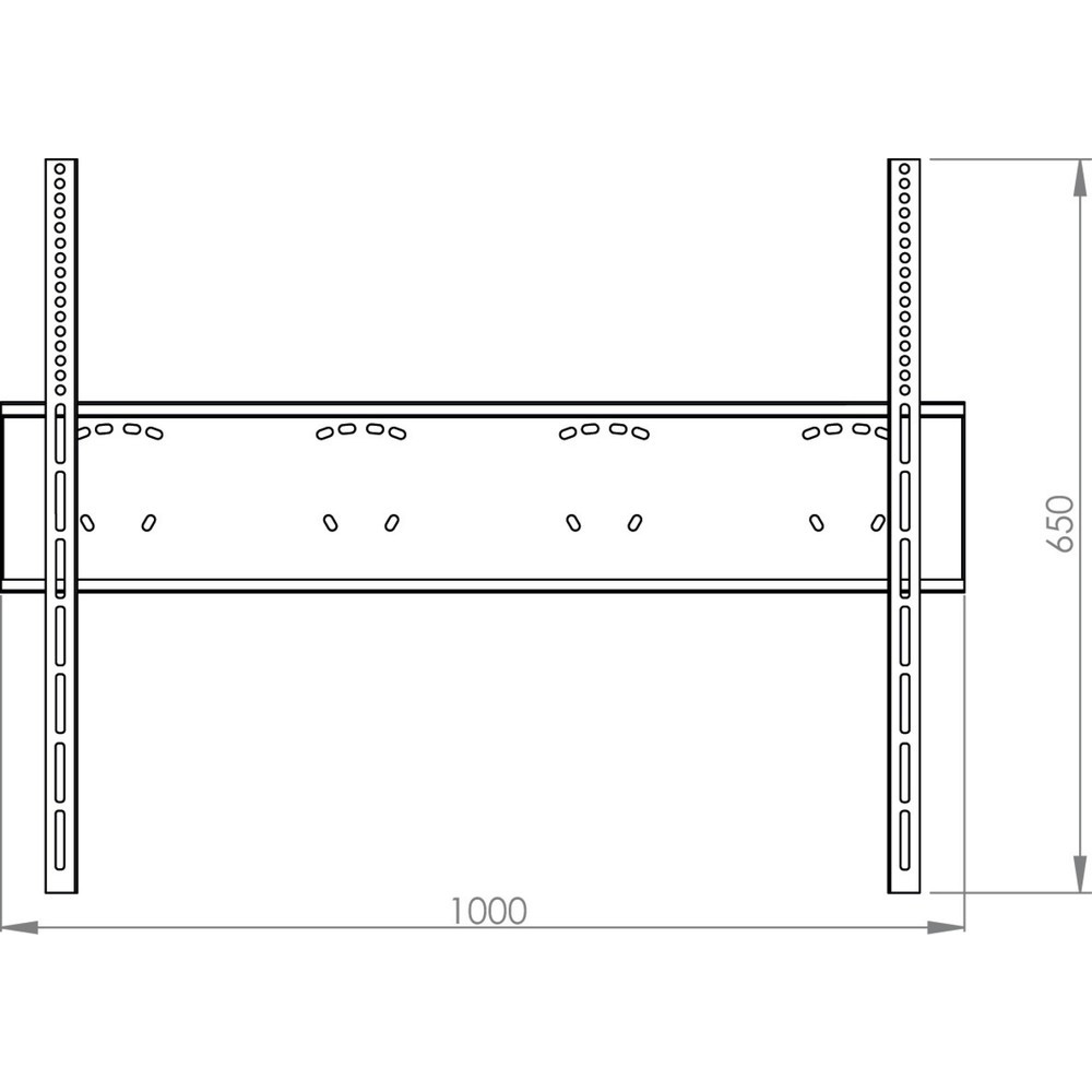 Numéro de l'image du produit 2: Support mural universel WFLD 1000, noir