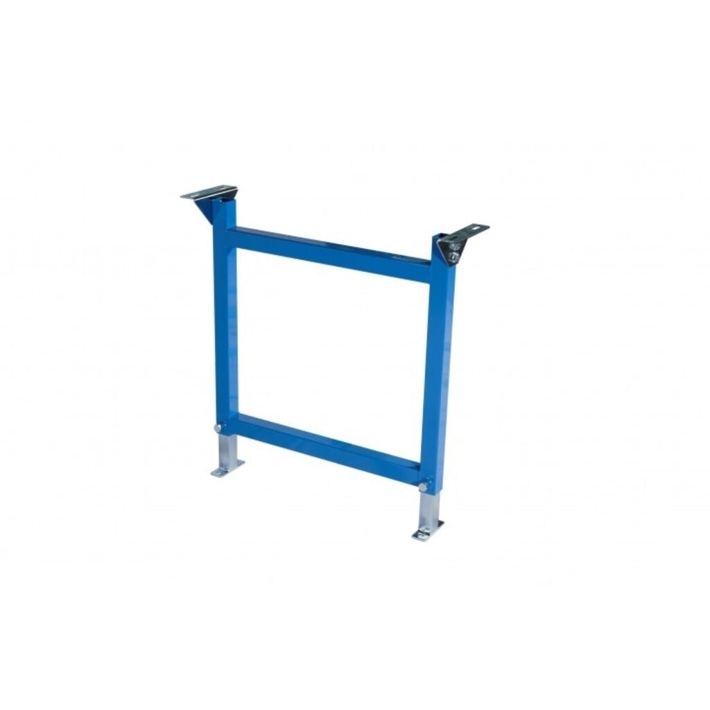 N° de l'image du produit 2 : Support pour convoyeur à rouleaux pour charges lourdes, support double de type U1, largeur de convoyeur jusqu’à 1 200 mm, hauteur de 390 à 570 mm