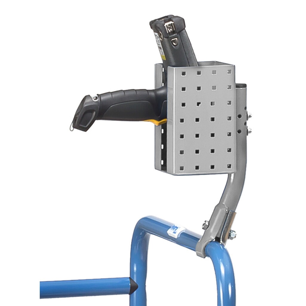 Support pour lecteur de codes barres pour chariot de préparation des commandes de fetra®, HxlxP 150 x 120 x 87 mm N° de l'image du produit 3 : Support pour lecteur de codes barres pour chariot de préparation des commandes de fetra®, HxlxP 150 x 120 x 87 mm