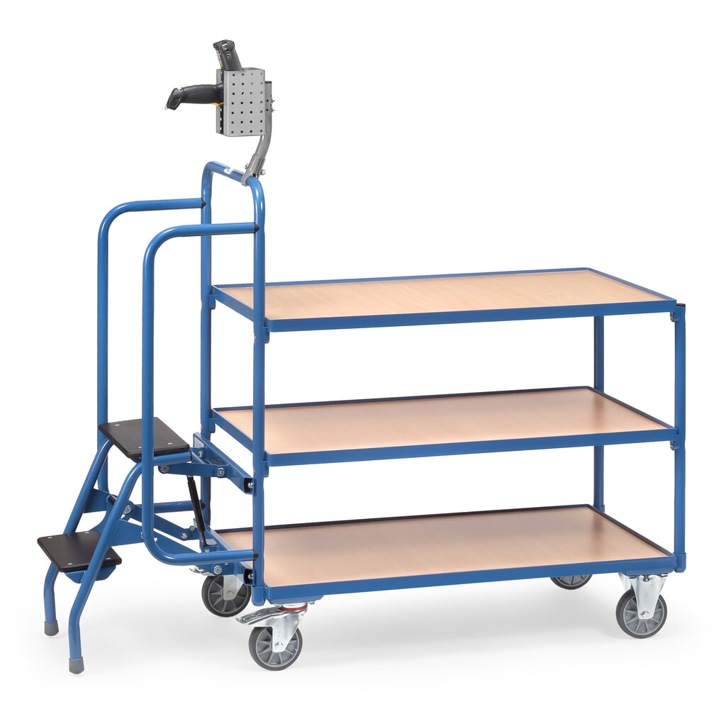 Support pour lecteur de codes barres pour chariot de préparation des commandes de fetra®, HxlxP 150 x 120 x 87 mm N° de l'image du produit 4 : Support pour lecteur de codes barres pour chariot de préparation des commandes de fetra®, HxlxP 150 x 120 x 87 mm