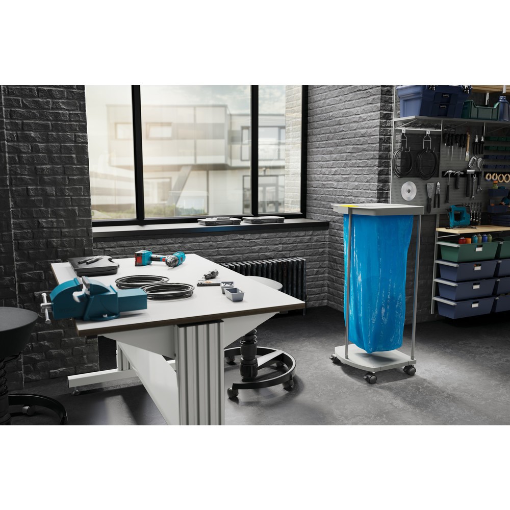 Numéro de l'image du produit 5: Support pour sac poubelle Hailo ProfiLine MSS XXXL pour sacs de 1x 120 litres, mobile