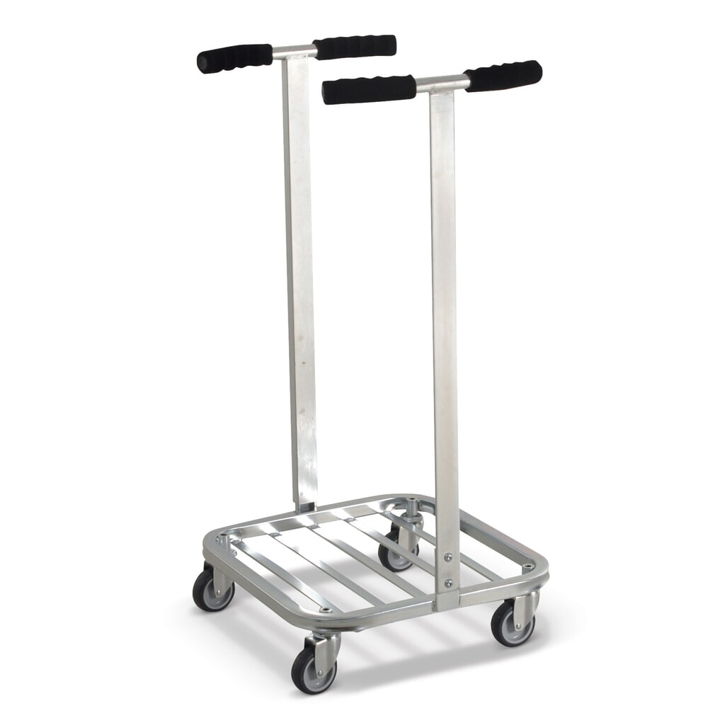 Support pour sac poubelle Kongamek, 120 litres, 4 roulettes directrices + 4 pieds, ouvert Illustration du produit: Support pour sac poubelle Kongamek, 120 litres, 4 roulettes directrices + 4 pieds, ouvert