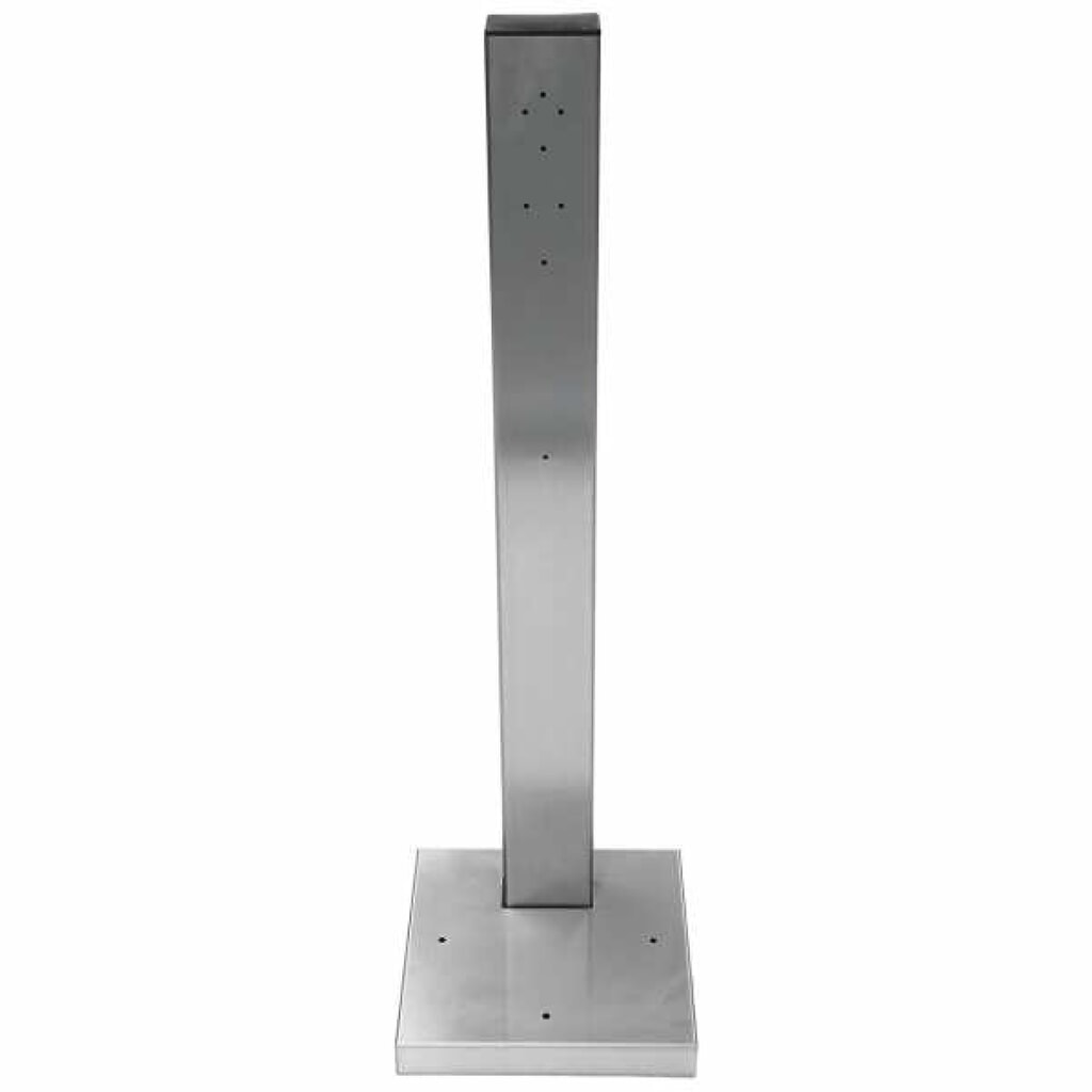 Support sur pied pour cendrier mural en acier inoxydable