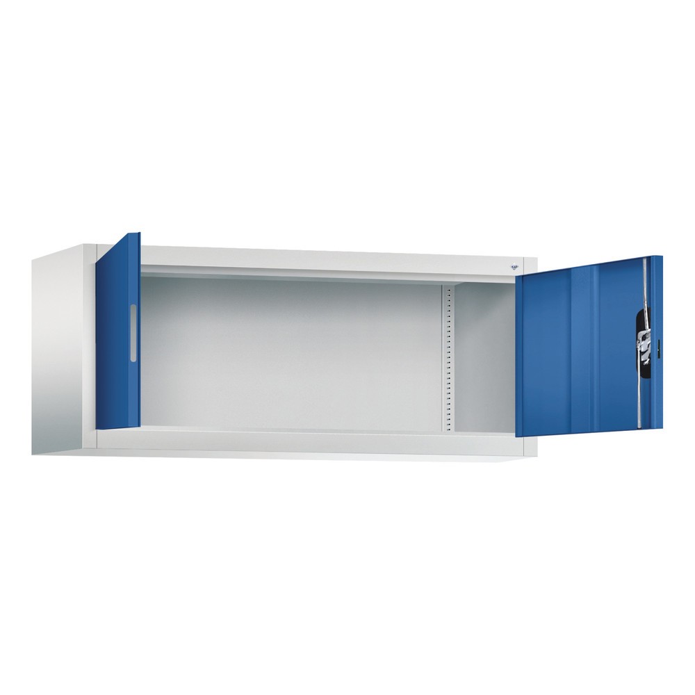 Numéro de l'image du produit 3: C+P Armoire d'appoint, HxlxP 500 x 1 200 x 400 mm, gris clair, bleu gentiane
