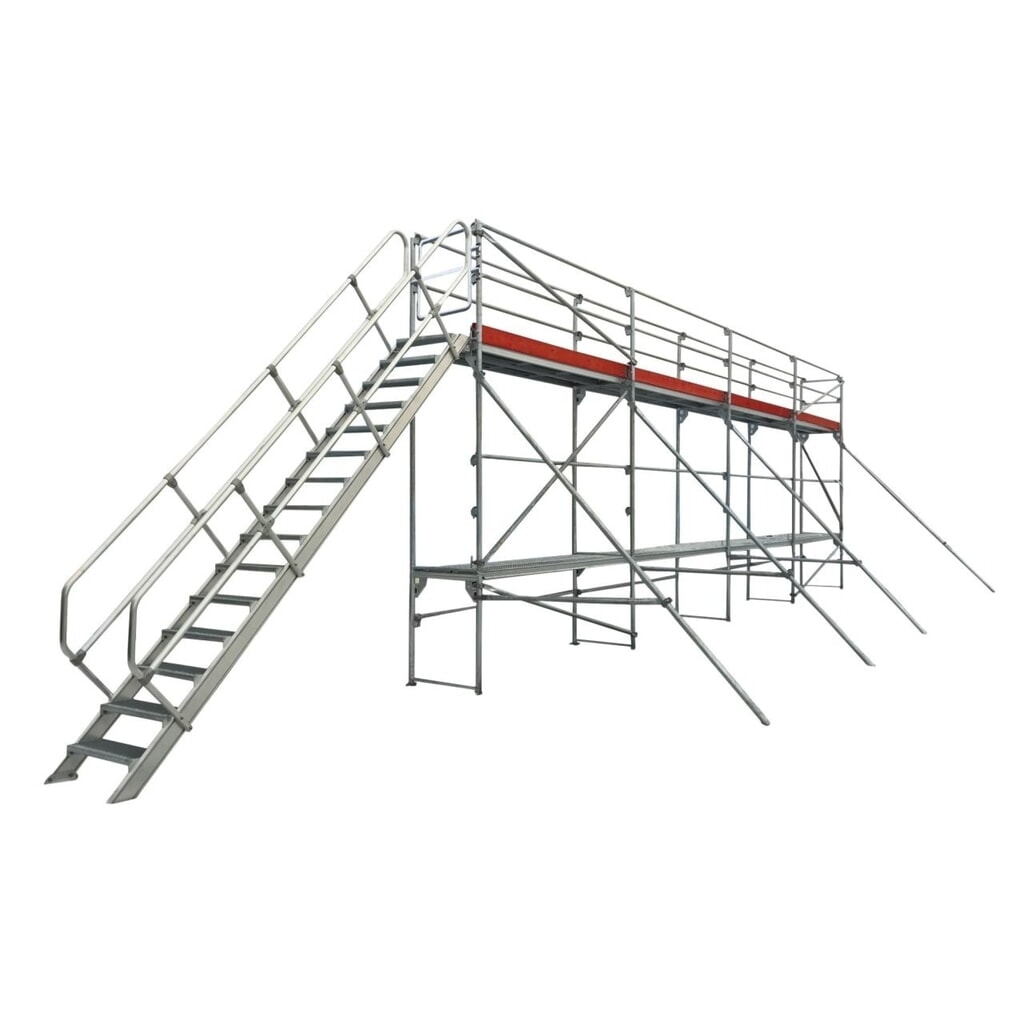 Système d’échafaudage antigivre STABILO KRAUSE® taille de plate-forme 12 M Illustration du produit: Système d’échafaudage antigivre STABILO KRAUSE® taille de plate-forme 12 M