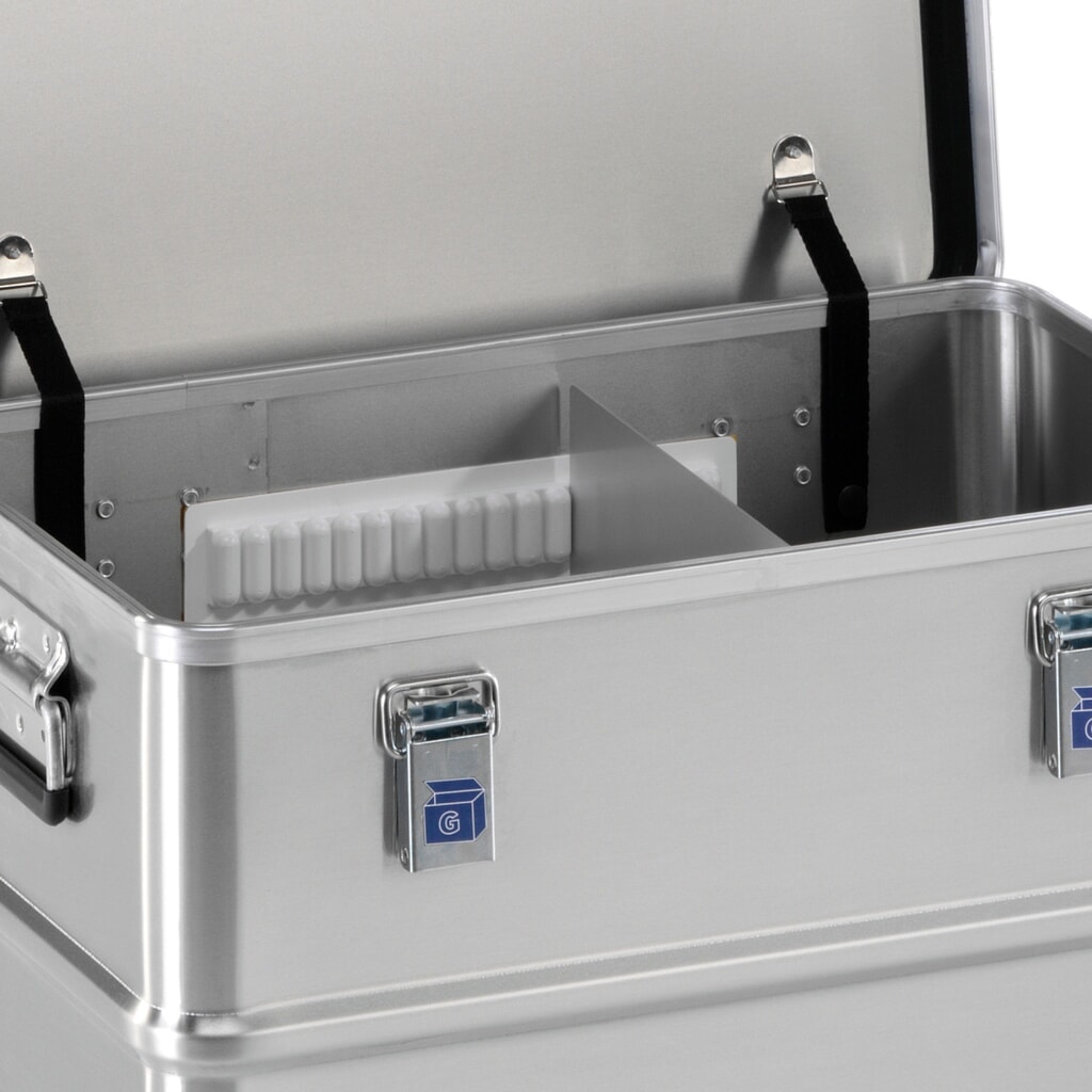 Système de cloisons de séparation pour caisse de transport Profi en alu N° de l'image du produit 2 : Système de cloisons de séparation pour caisse de transport Profi en alu