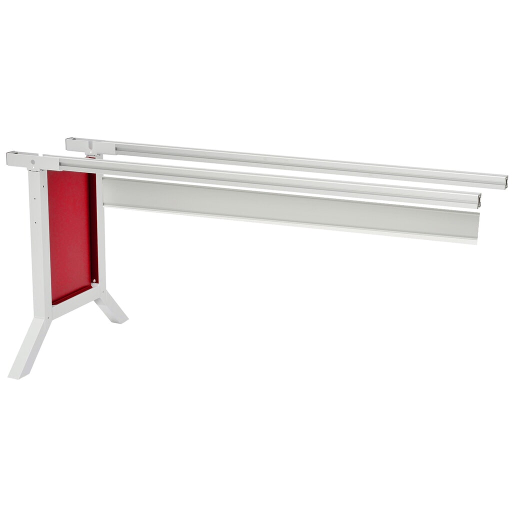 Système de poste de travail, table d’appoint, réglage de la hauteur par manivelle Bedrunka+Hirth, rouge rubis Illustration du produit: Système de poste de travail, table d’appoint, réglage de la hauteur par manivelle Bedrunka+Hirth, rouge rubis