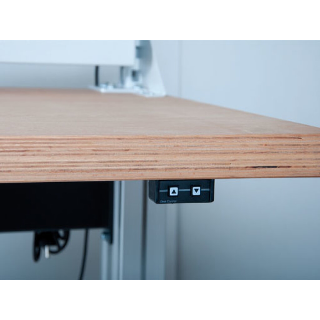 Kit de système de poste de travail, 2 pièces, réglage de la hauteur électrique Bedrunka+Hirth, noir foncé N° de l'image du produit 2 : Kit de système de poste de travail, 2 pièces, réglage de la hauteur électrique Bedrunka+Hirth, noir foncé