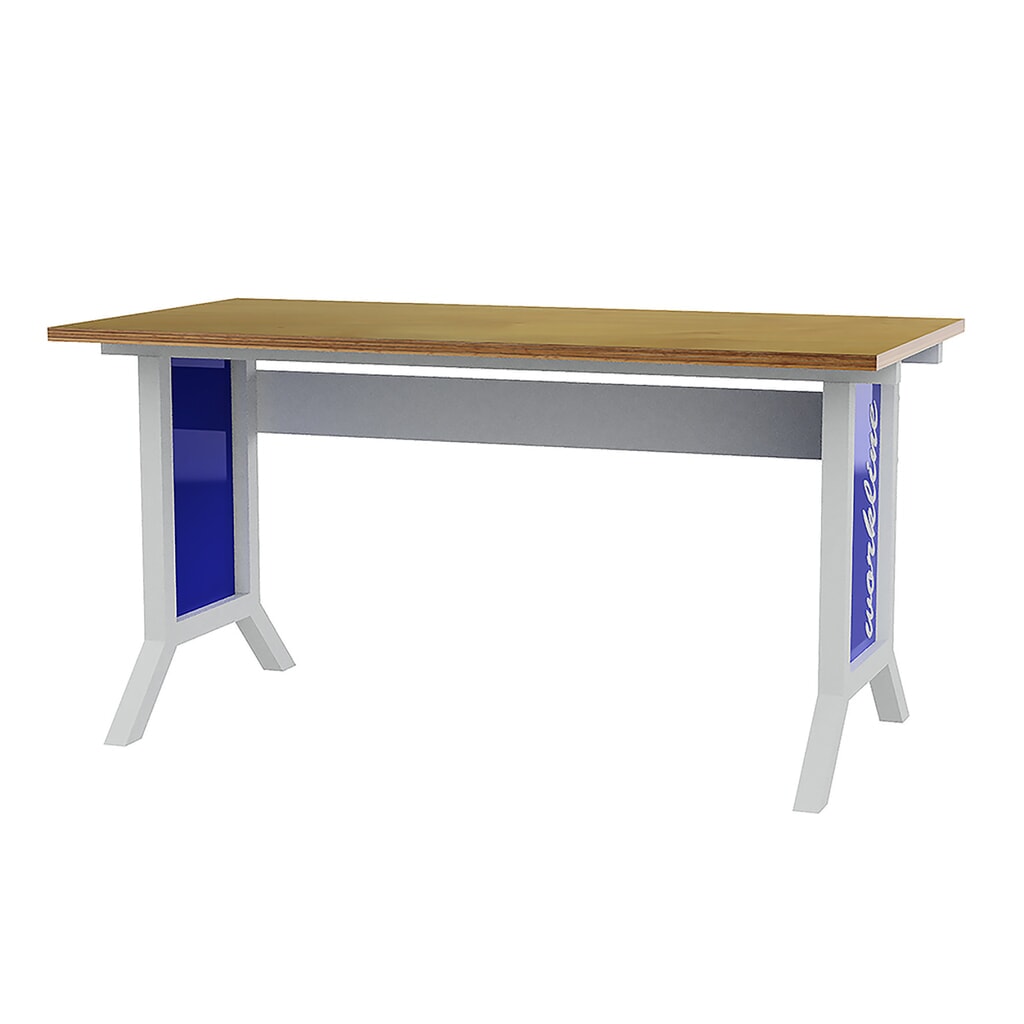 Système de poste de travail, table de base, réglage électrique de la hauteur Bedrunka+Hirth, bleu gentiane Illustration du produit: Système de poste de travail, table de base, réglage électrique de la hauteur Bedrunka+Hirth, bleu gentiane