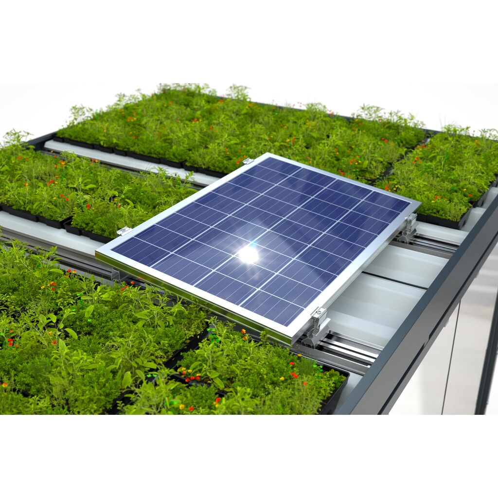 Profilé système pour système photovoltaïque wsm®, à monter soi-même, équerre d'inclinaison de 7° Illustration du produit: Profilé système pour système photovoltaïque wsm®, à monter soi-même, équerre d'inclinaison de 7°