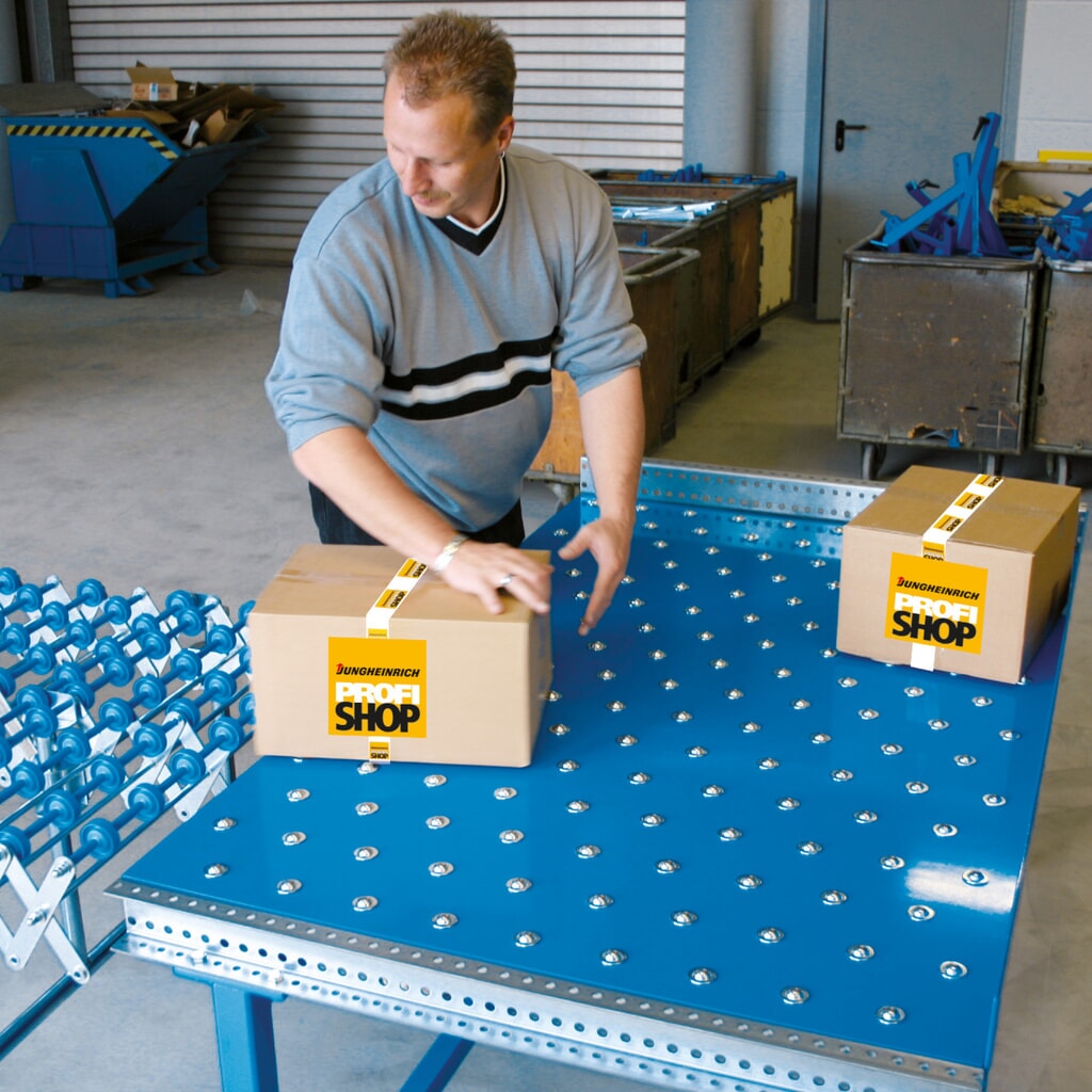 N° de l'image du produit 4 : Table à billes, Ø 22 mm, L x l 500 x 400 mm, paliers de 100 mm