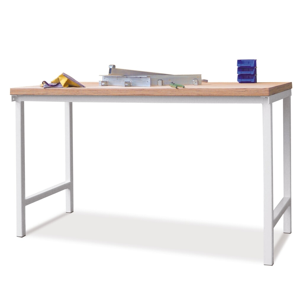 Table d’établi PAVOY, H x l x P 900 x 2 000 x 700 mm, gris clair Illustration du produit: Table d’établi PAVOY, H x l x P 900 x 2 000 x 700 mm, gris clair