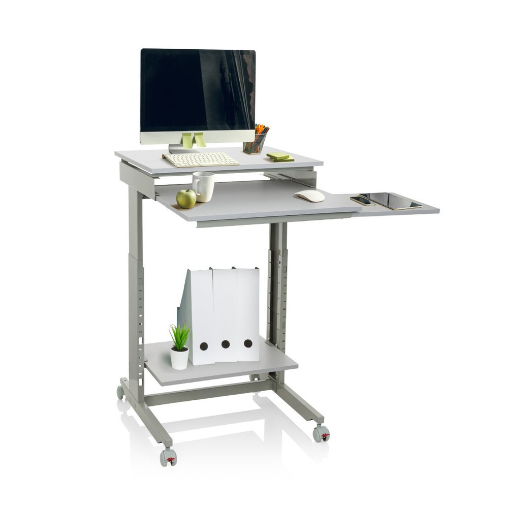 Numéro de l'image du produit 2: Table d'ordinateur / bureau hjh OFFICE WORKSTATION, gris