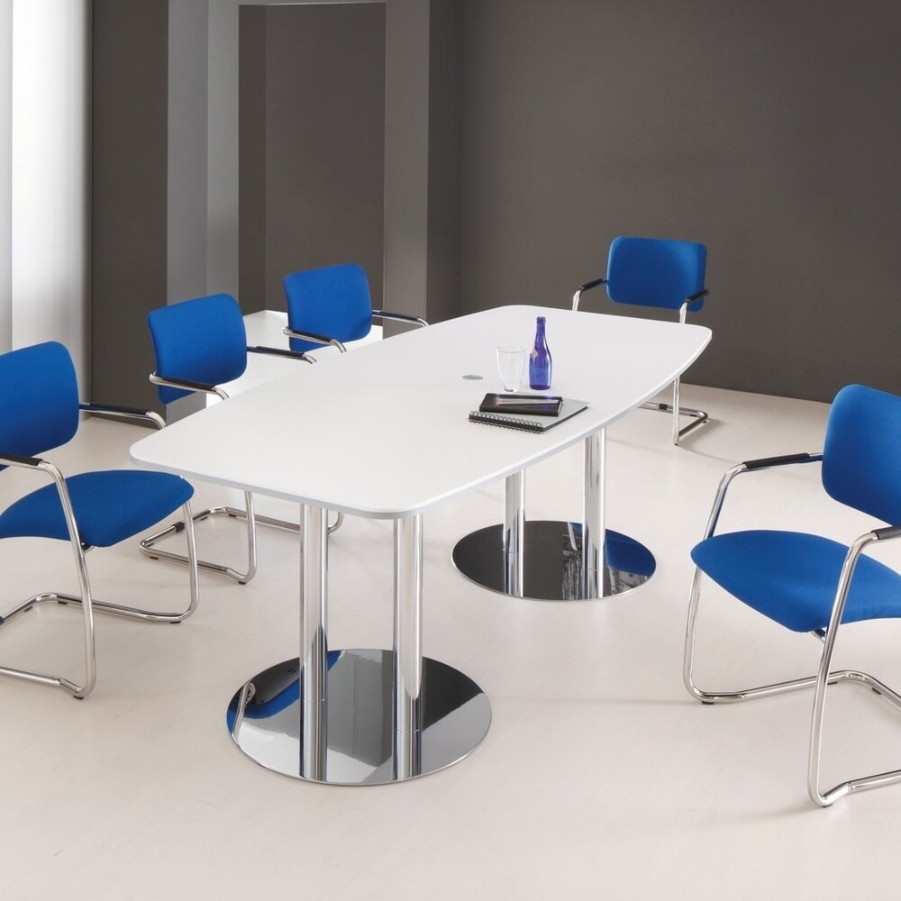 Numéro de l'image du produit 1: Table de conférence Meeting, lxP 2 200 x 1 050 mm, blanc