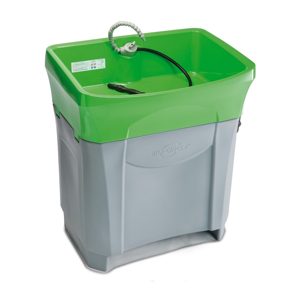 Table de nettoyage maxi BIO-CIRCLE, HxlxP 1090 x 980 x 980 mm Illustration du produit: Table de nettoyage maxi BIO-CIRCLE, HxlxP 1090 x 980 x 980 mm