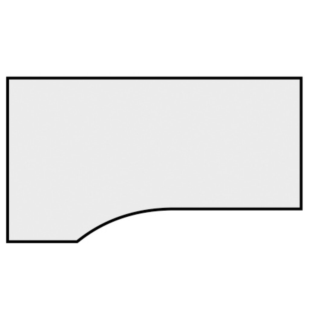 N° de l'image du produit 5 : Bureau Geramöbel profilé, bâti en pied en C, plateau de table en PC à droite, LxP 1 800 x 1 000 mm, blanc