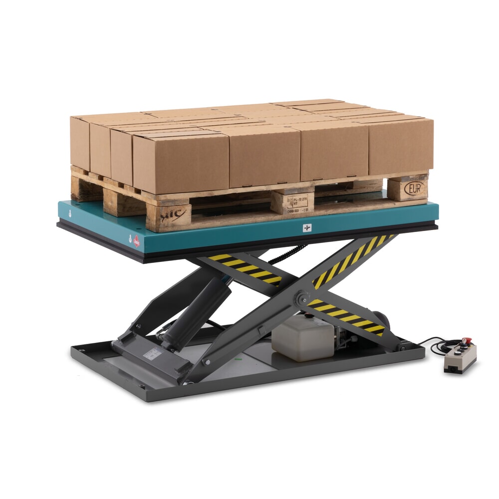 Numéro de l'image du produit 4: Table élévatrice à ciseaux Ameise®, ciseaux simples, capacité de charge 500 kg, plate-forme de 1 300 x 800 mm