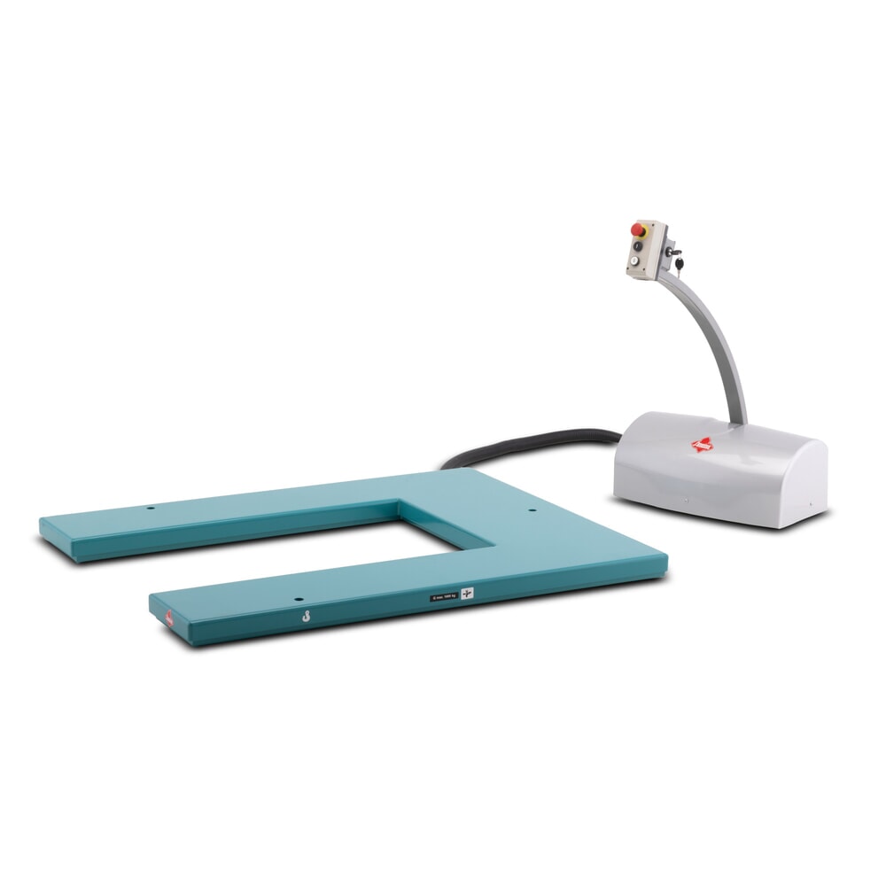 Illustration du produit: Table élévatrice à ciseaux plats Ameise®, en U, capacité de charge de 1 000 kg