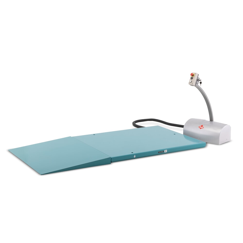 Numéro de l'image du produit 6: Table élévatrice à ciseaux plats Ameise®, structure fermée, capacité de charge 1 000 kg, plate-forme de 1 450 x 1 140 mm
