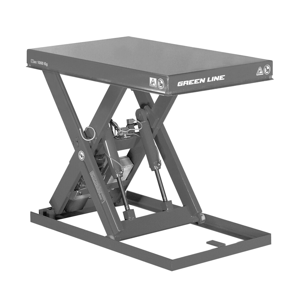 Illustration du produit: Table élévatrice à ciseaux ERGO- LIFT, CC 1 000 kg, plate-forme de 1 250 x 1 000 mm
