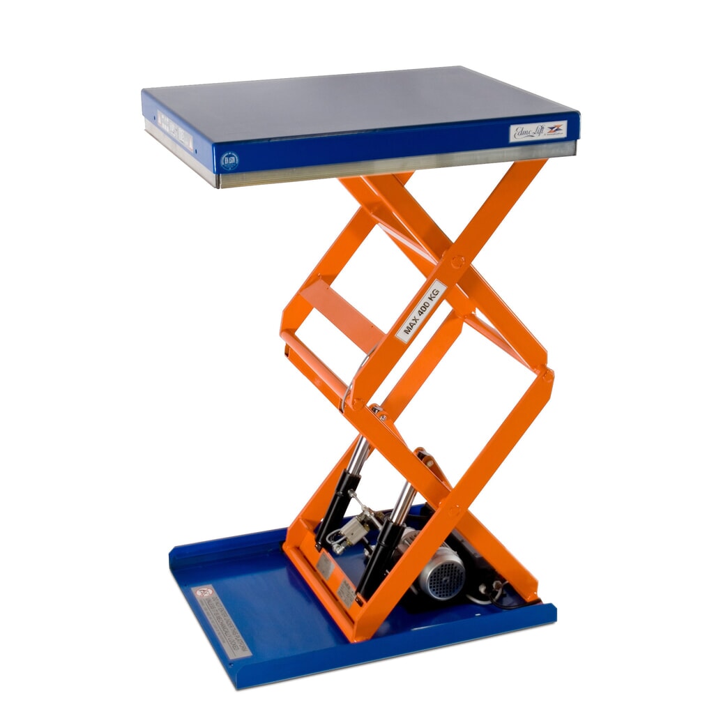 Table élévatrice à doubles ciseaux EdmoLift® série T, capacité de charge 500 kg, plate-forme de 900 x 700 mm Illustration du produit: Table élévatrice à doubles ciseaux EdmoLift® série T, capacité de charge 500 kg, plate-forme de 900 x 700 mm
