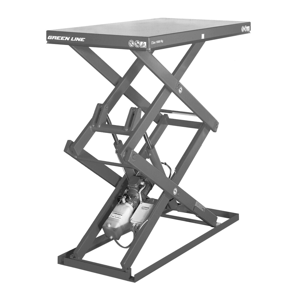 Illustration du produit: Table élévatrice à doubles ciseaux ERGO- LIFT, CC 500 kg, plate-forme de 1 300 x 800 mm