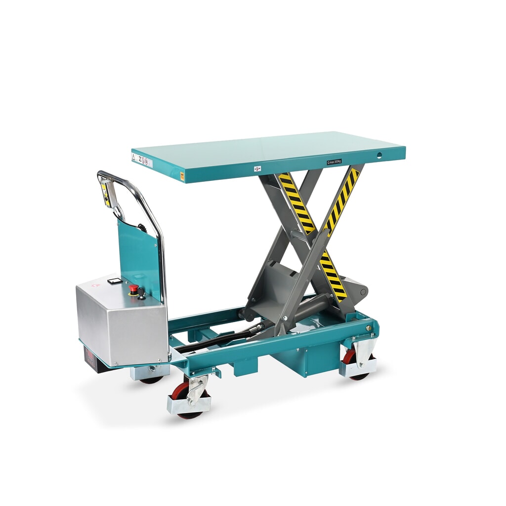 Table élévatrice mobile à levée électrique Ameise, capacité 500 kg Illustration du produit: Table élévatrice mobile à levée électrique Ameise, capacité 500 kg